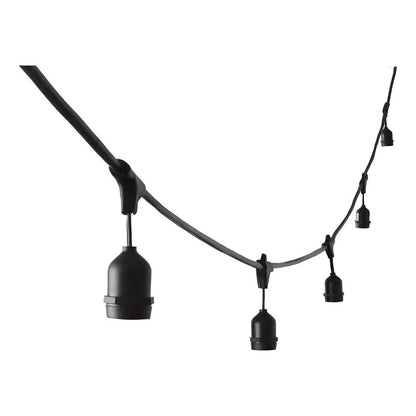 Guirnalda Luces Led Ampolletas E27 Incluidas 10m Decorativas Luces Cálida