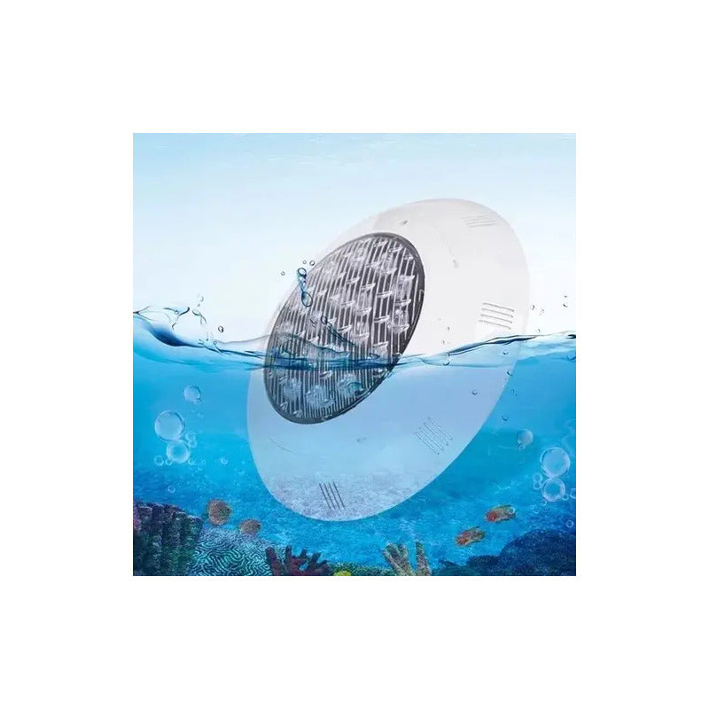 Foco Led Piscina Multicolor Rgb 9w 12v + C/remoto Ip68 Rgb