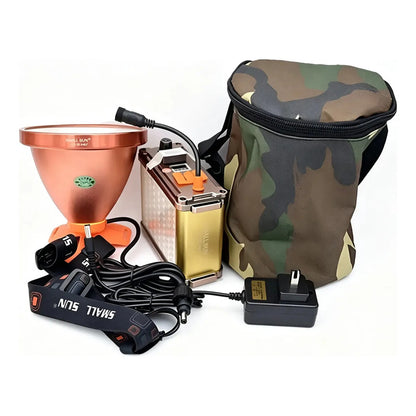 Foco Led Caza 1200w Largo Alcance Linterna Minera Camping Naranja