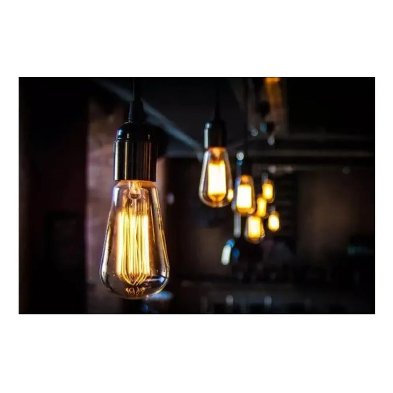 Ampolleta Retro Led Vintage Luz Calida 4w Amarillo