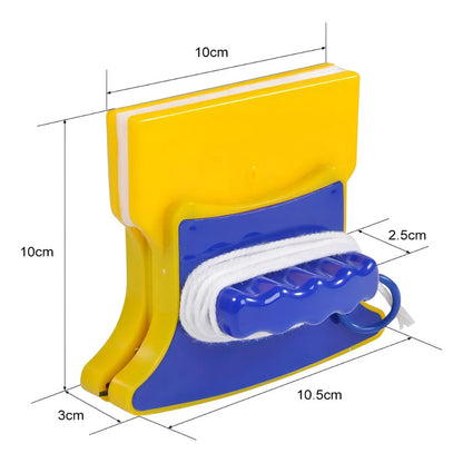 Limpiavidrios Magnético Para Ventanas De Doble Cara, Limpiador Seguro Y Eficaz Para Cristales De Hasta 6 Mm