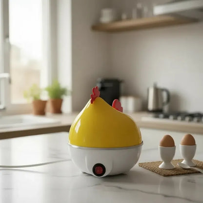 Maquina Hervidor De Huevos Cocina Hogar Amarillo