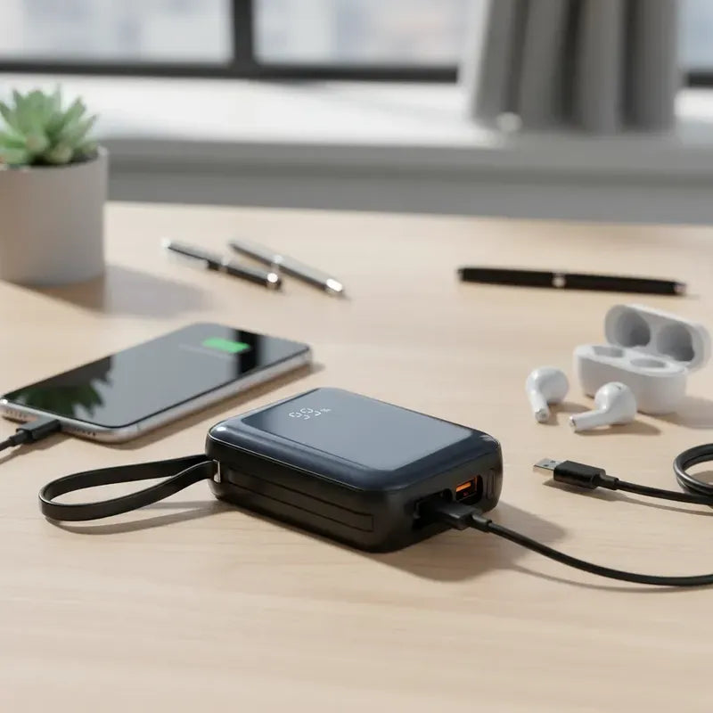 Powerbank Vidvie 20000mah 45w Carga Rapida Carga Inteligente Negro