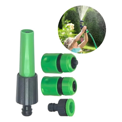 Kit Set Juego Conector  Manguera De Jardín 4 Piezas