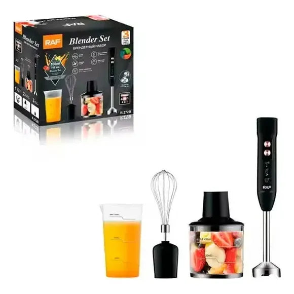 Licuadora De Mano Raf Figoimport 1200w Modelo Raf272b Negro