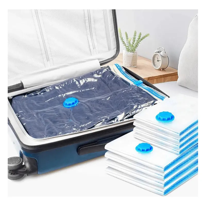 Bolsas Al Vacio Comprimir Ropa Pack 12 Unidades 60 X 80