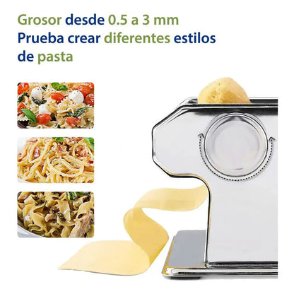 Maquina Para Hacer Pastas Caseras Fideos Acero Color Gris