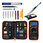 Kit De Electronica Para Soldar - 9 Piezas Con Tester