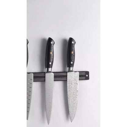 Barra Magnetica Iman 33cm Cuchillos Utensilios Herramientas Negro