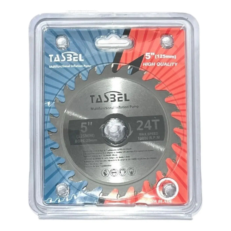 X10 Disco Para Sierra Circular 24t 125mm 5 Pulgadas Gris Oscuro