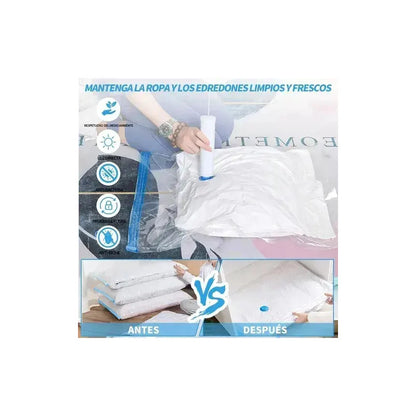 Bolsas Al Vacío Ahorra Espacio 70x110 De Almacenamiento De Viaje Para Ropa Bolsas De Compresión Para Viajes, Bolsas De Ahorro De Espacio Para Equipaje Accesorios De Crucero Imprescindibles Figoimport