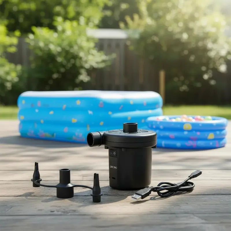 Bomba Inflador Para Colchon Piscina Inflable Aire Eléctrico