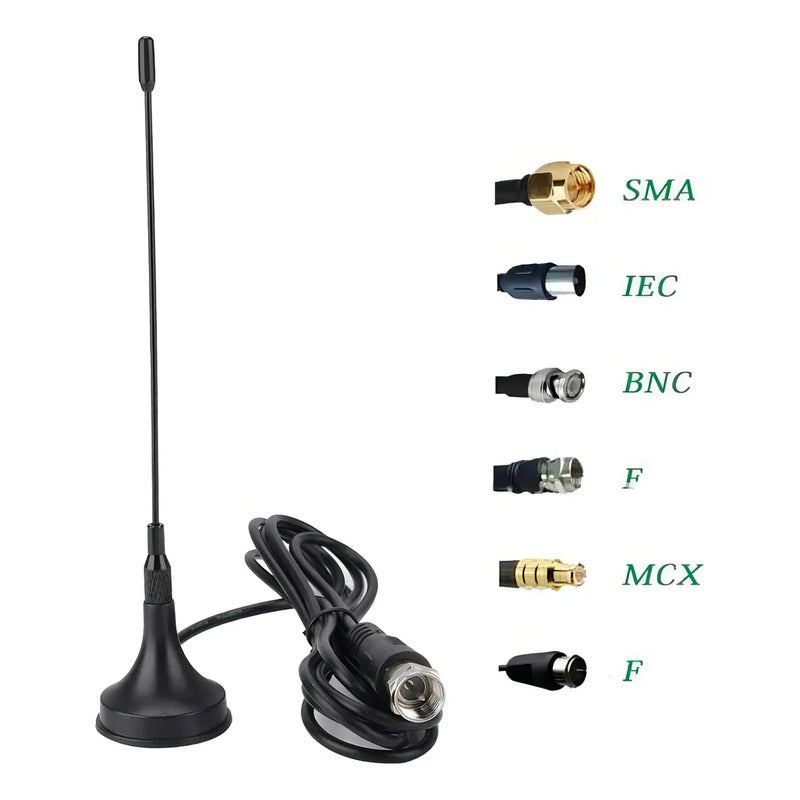 Antena Tv Digital Hd  Con Iman Interior / Exterior Pack X2