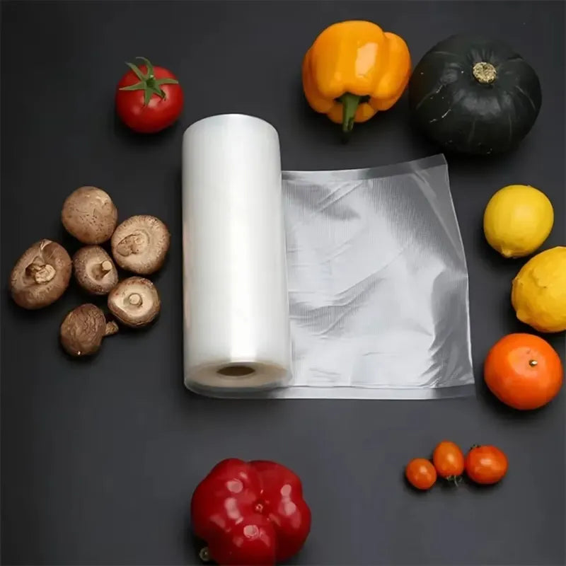 Rollo Sellado Vacío Bolsa Sellar Al Vacio Color Transparente De 28 Cm X 10 Metros Gac-100982 Medclean Solutions Blanco