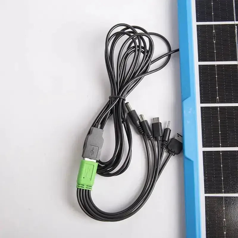 Cargador Panel Solar 8w 6v Celular Energía Solar Cl-680 Negro