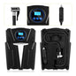 Inflador Digital 12v Para Auto Con Display Compacto Figonew Negro 50 Hz/60 Monofásica