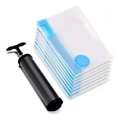 Bolsa Al Vacio Comprimir Ropa Ahorra Espacio 60 X 80 Cm 1und