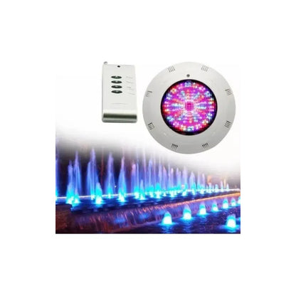 Foco Led Piscina Multicolor Rgb 9w 12v + C/remoto Ip68 Rgb