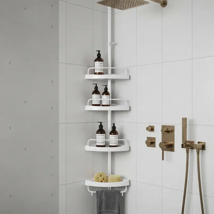 Organizador Esquinero Ducha Multiuso 4 Pisos Ajustable D