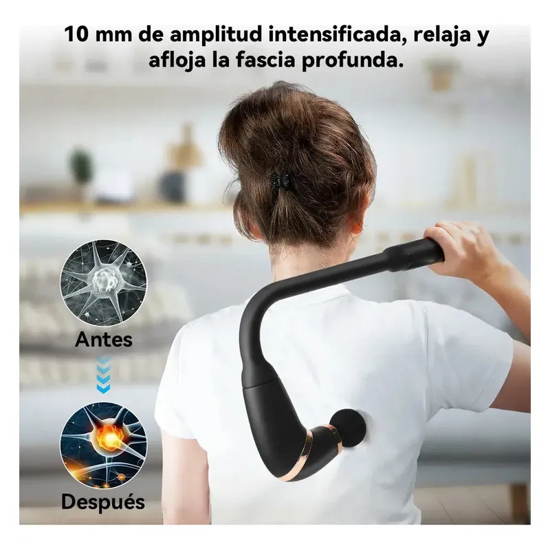Pistola De Masaje Con Mango Extendido Mejorado Gun