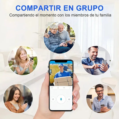 Timbre Camara Wifi Seguridad Video Portero Inalámbrico Smart