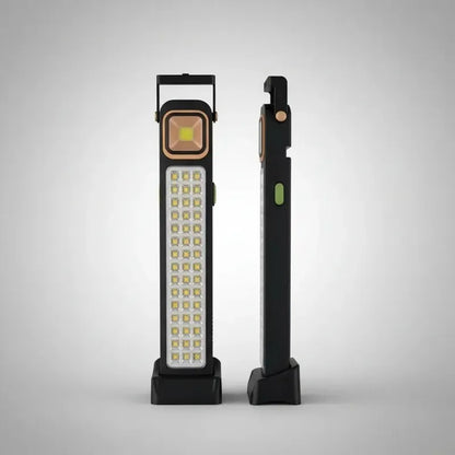 Lámpara 48 Led Solar Foco Luz Emergencia Recargable  Negro