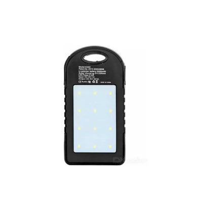 Cargador Solar Portátil Power Bank 6800mah Usb Doble Salida Variado