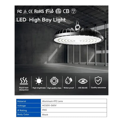 Pack X2 Led Ufo 200w 26,000lumens