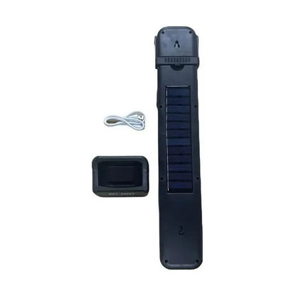 Pack X2 Lampara De Emergencia Solar 48 Led Negro
