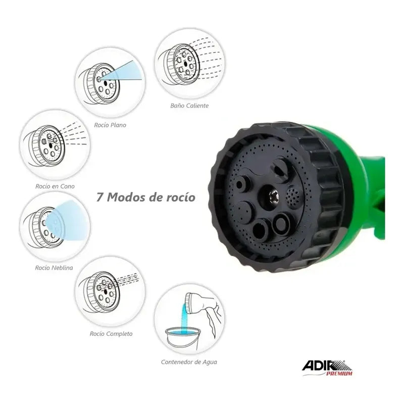 Pack X2 Manguera Retractil Expandible 22 Mts