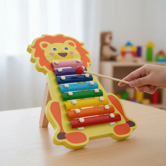 Juguete Instrumento Musical Xilofono 8 Notas Para Niños Figo Surtido