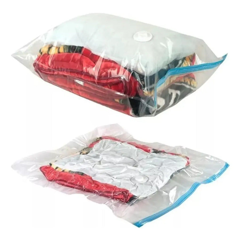 Bolsas Al Vacio Comprimir Ropa Ahorra Espacio Pack 12 70x110