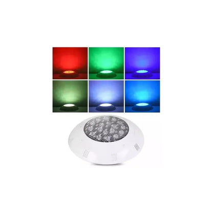 Foco Led Piscina Multicolor Rgb 9w 12v + C/remoto Ip68 Rgb