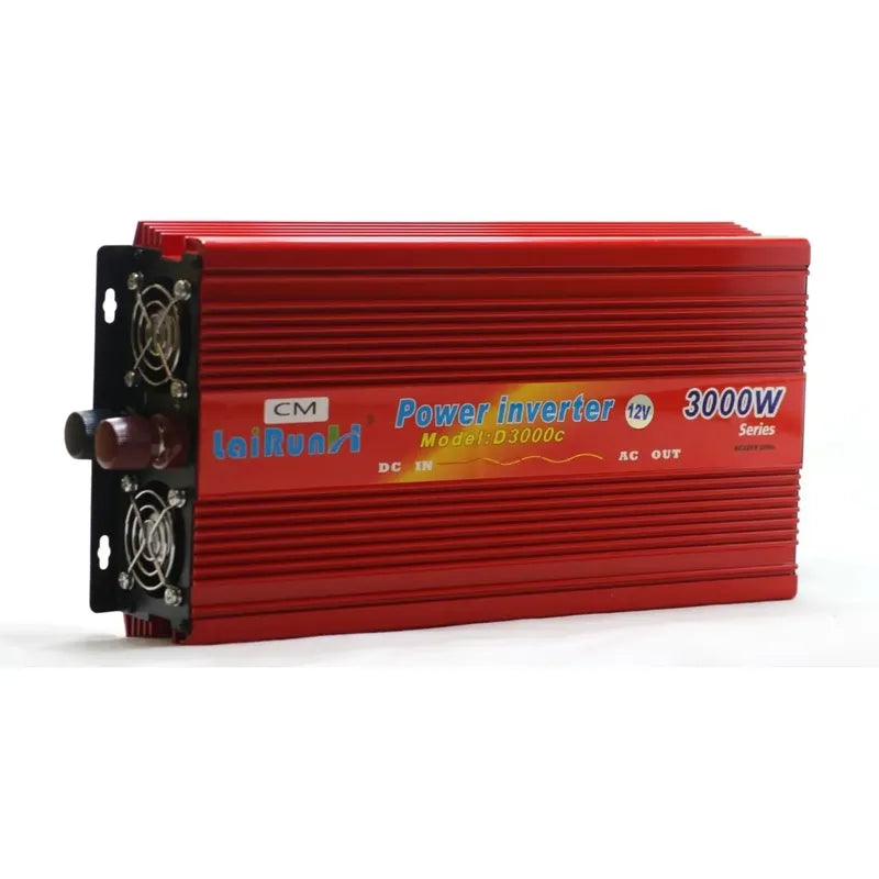 Inversor Voltaje 3000w De 12 Volts A 220volt + Entrada Usb