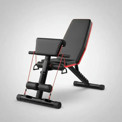 Silla Multifuncion Banca Para Hacer Abdominales Ejercicio A2 Negro
