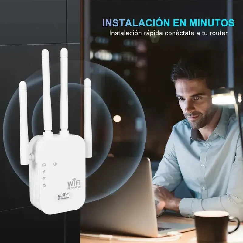 Repetidor Wifi Amplificador Señal 300mbps Pack X2