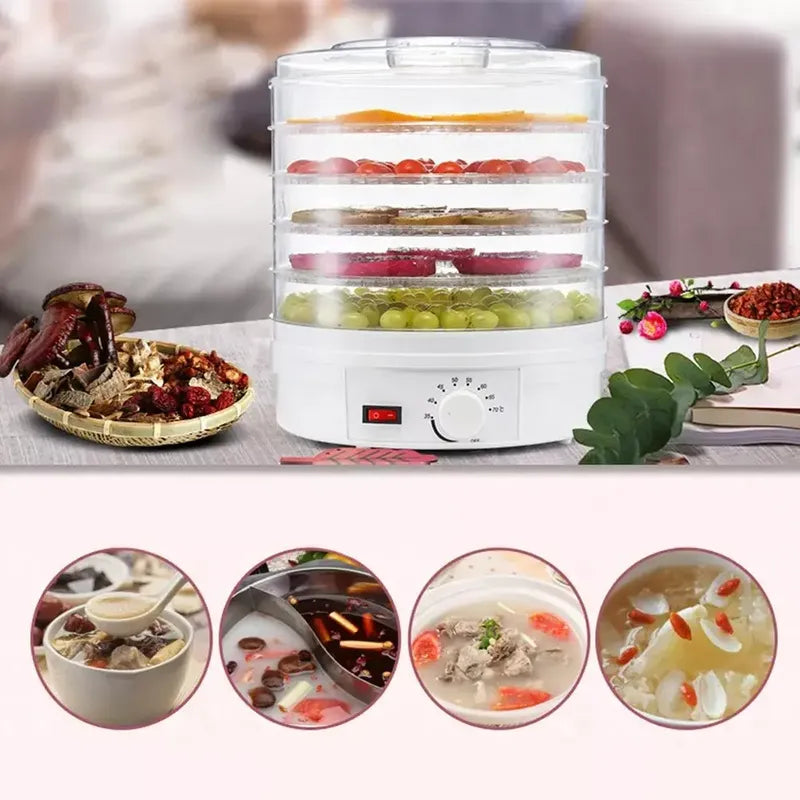 Deshidratador Eléctrico De Alimentos Y Frutas 245w  Blanco