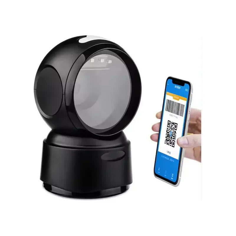 Scanner Genérico 1d Y 2d Usb Con Soporte Integrado Negro Usb