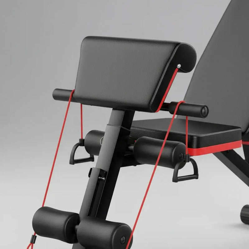 Silla Multifuncion Banca Para Hacer Abdominales Ejercicio A2 Negro