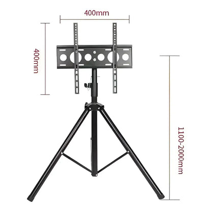 Base Trípode Pedestal Tv 32 A 55 Pulgadas Giratorio 360° Color Negro