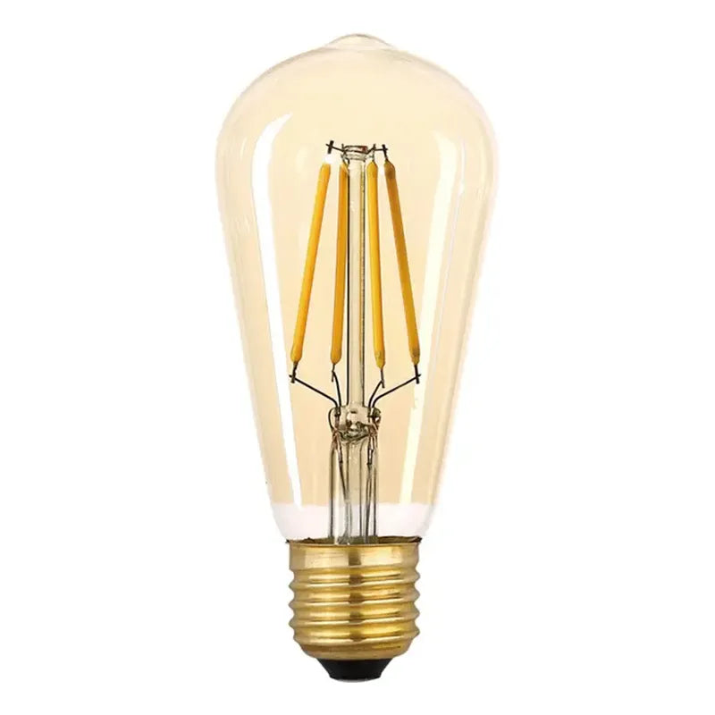 Ampolleta Retro Led Vintage Luz Cálida Guirnalda Amarillo