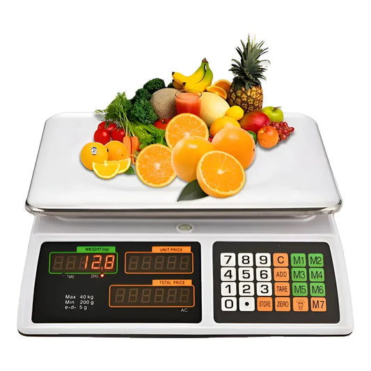 Báscula Comercial Digital Adkar 40kg 40kg 220v Gris/negro Gris/negro