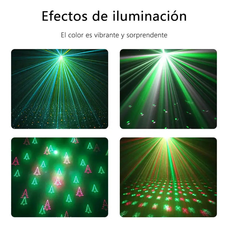 Proyector Puntos Laser Fiesta Luces De Fiesta Ritmico