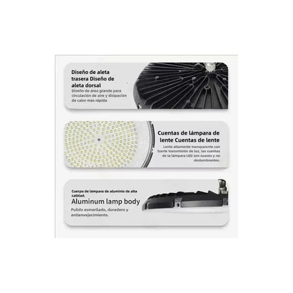 Lámpara Led Ufo 100w Industrial Figoimport Modelo Figo47647