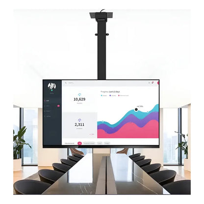 Soporte Tv De Techo Ajustable E Inclinable 32-70  68kg Negro
