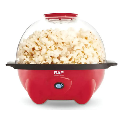 Maquina Para Hacer Cabritas Palomitas De Maiz Roja Gran Capacidad 18 Tazas Con Tapa Tazon Para Servir Ideal Para Cine En... Rojo