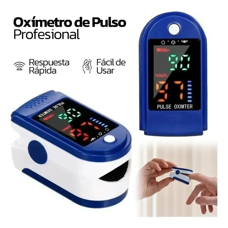 Esfigmomanómetro Aneroide Cking Con Oxímetro, Estetoscopio Y Termómetro Negro Liso