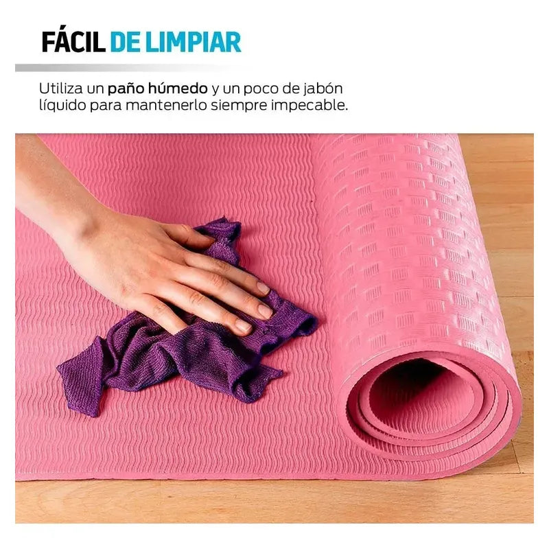 Mat De Yoga Figoimport De Goma Eva Antideslizante Y Plegable Variado