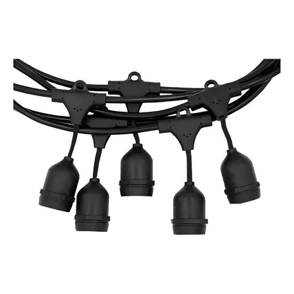 Guirnalda Luces Led Ampolletas E27 Incluidas 10m Decorativas Luces Cálida