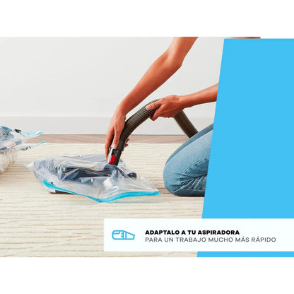 Bolsas Al Vacio Comprimir Ropa 68 X 98 Cm Pack 12
